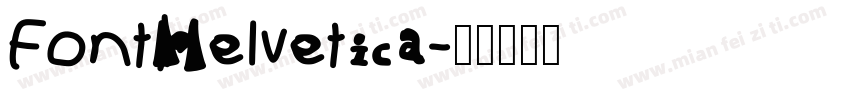 Font Helvetica字体转换